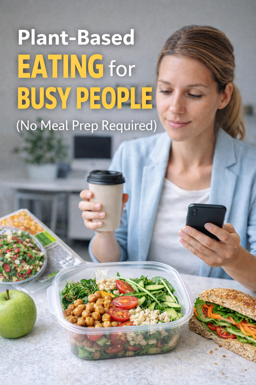 Plant-Based Eating for Busy People (No Meal Prep Required)