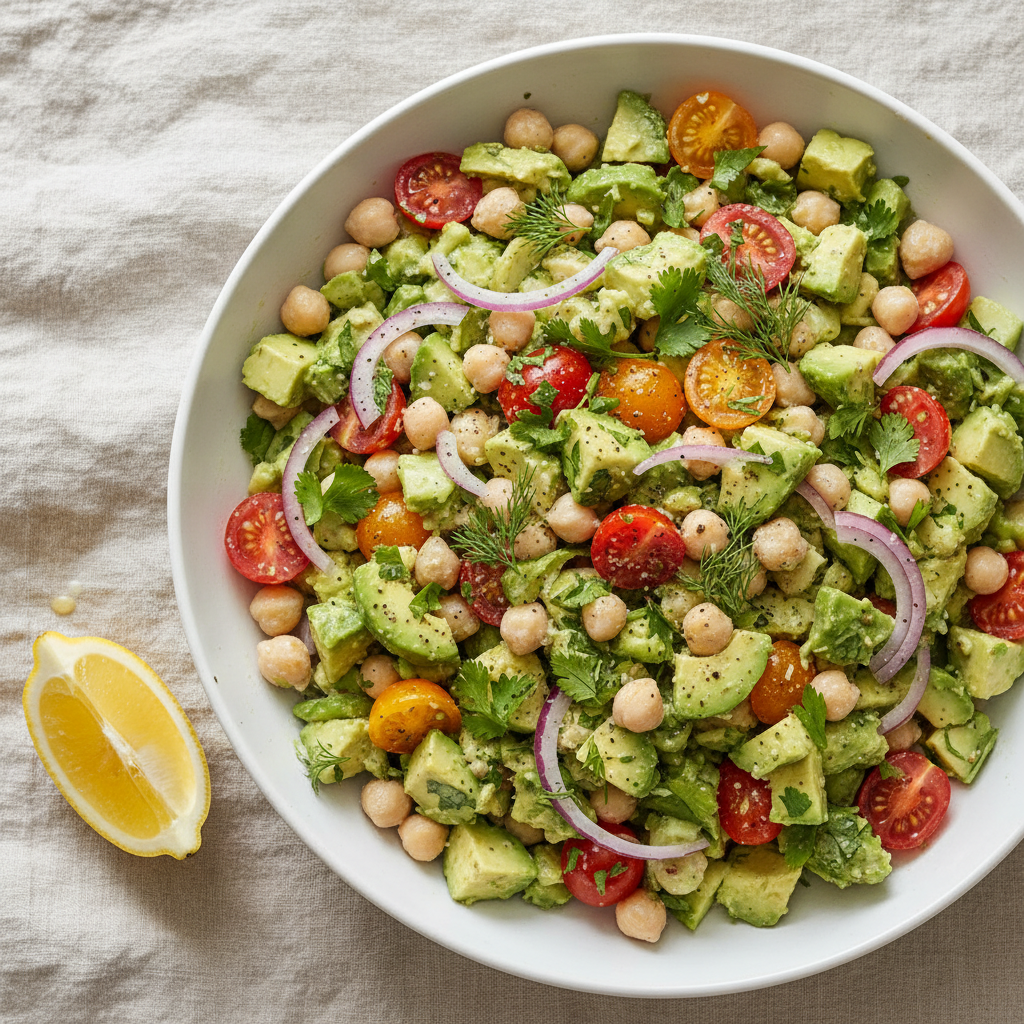 Chickpea and Avocado Salad That's Quick and Filling