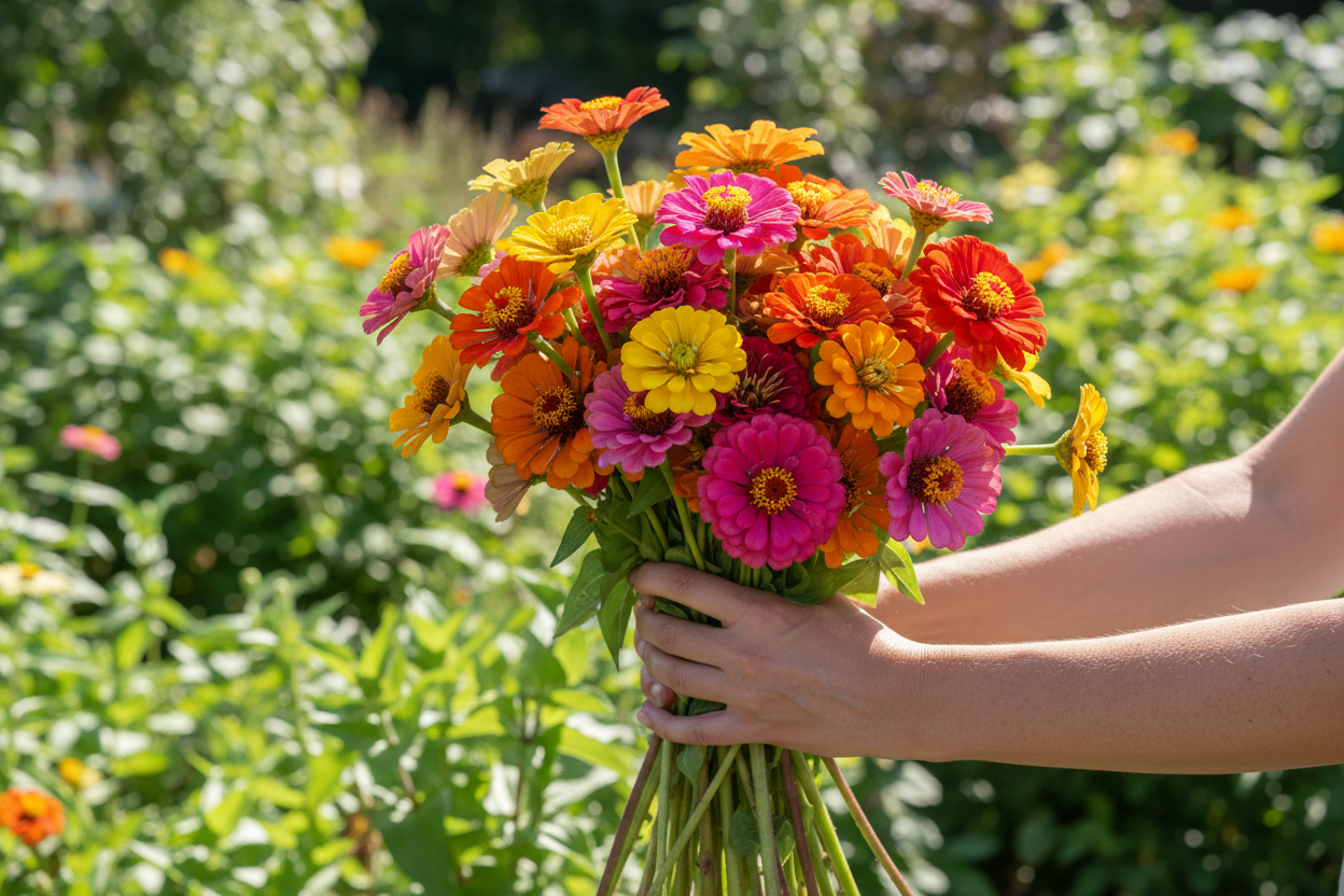 How to Harvest Zinnias Properly for Fresh Cut Flowers