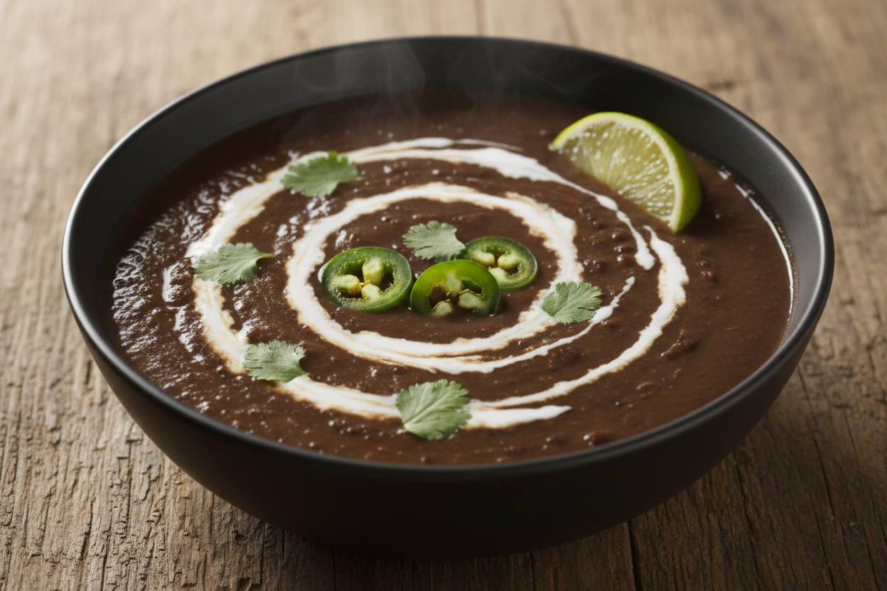 Hearty Vegan Black Bean Soup for Cozy Weeknight Dinners