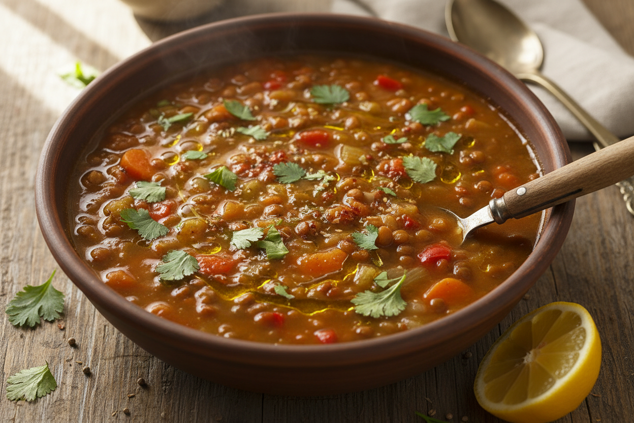 Vegetable Lentil Soup That's Hearty, Healthy, and Vegan