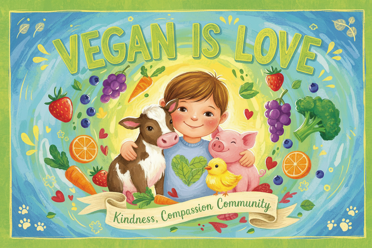 Vegan Is Love By Ruby Roth