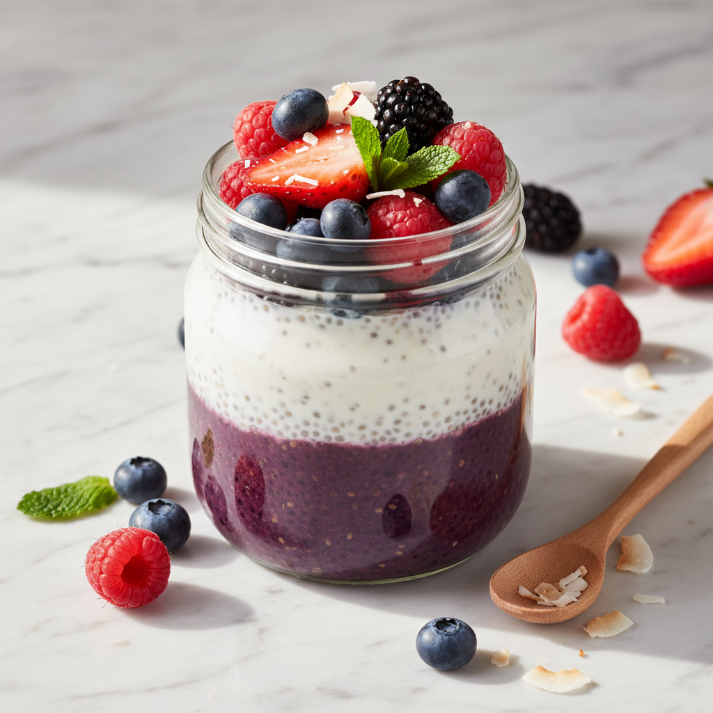 Berry Chia Pudding That's Perfect for Breakfast or Dessert